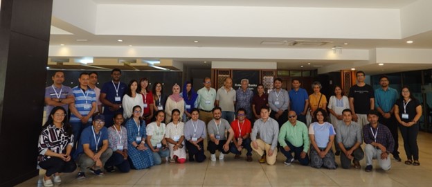 Attendees with Sir Partha Dasgupta at SANDEE Summer School