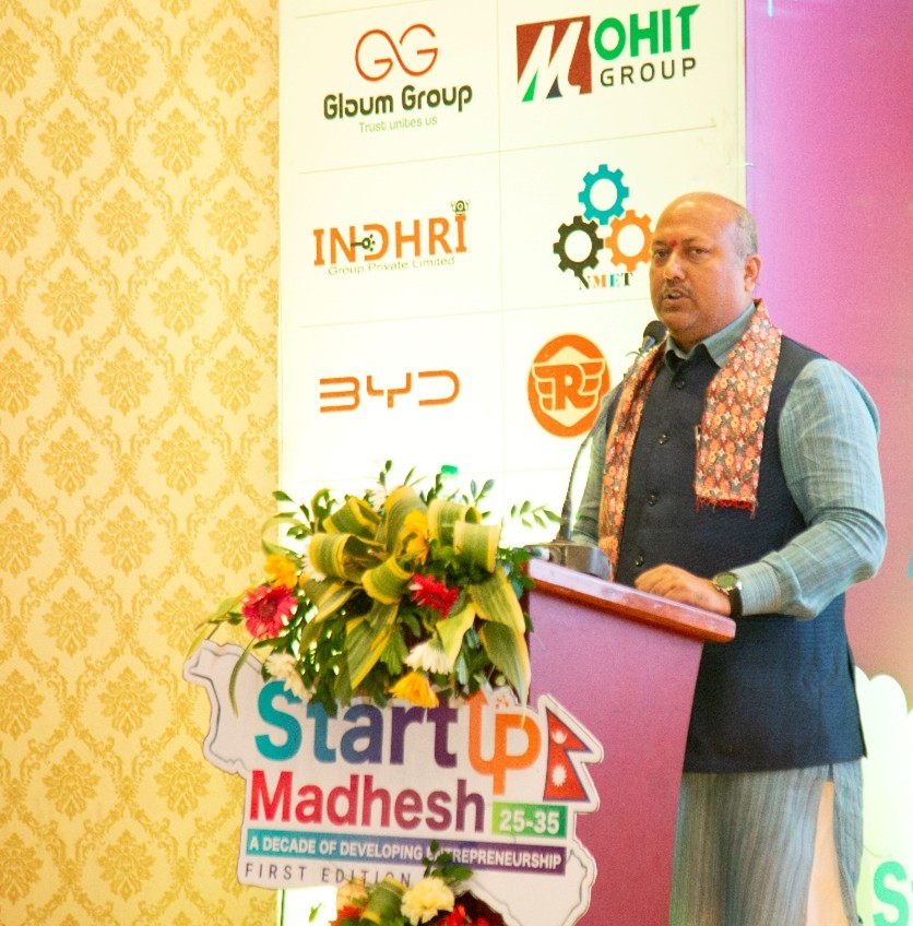 Chief Minister Satish Kumar Singh of Madhesh Province emphasised establishing an incubation centre with supportive policies and infrastructure
